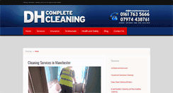 Desktop Screenshot of dhcompletecleaning.co.uk
